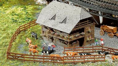 FALLER 180408 — Забор для скота ~1341 мм, 1:87, 1880-1920