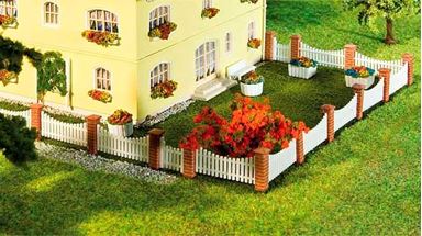 FALLER 180429 — Палисадник ~385 мм (26 частей), 1:87, 1978-1985