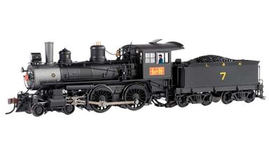 BACHMANN 80102 — Паровоз с тендером Baldwin 4-4-0 (#7), H0, Louisville & Nashville, DCC