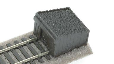 PECO SL-41 — Тупиковый упор с насыпным бункером (шпальный тип) (1 шт.), H0