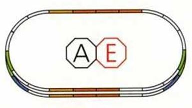 PIKO 55340 — Набор развития рельсового пути A-Gleis «Е», H0, PIKO A