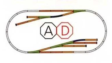 PIKO 55330 — Набор развития рельсового пути A-Gleis «D», H0