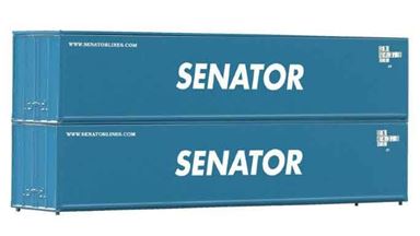 PIKO 56240 — 40-футовые контейнеры «SENATOR» (2 шт.), 1:87