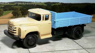 RUSAM-ZIL-130S-10-460 — Автомобиль ЗиЛ 130С низкий борт, 1:87, СССР