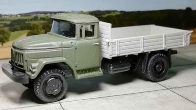 RUSAM-ZIL-53131-10-950 — Автомобиль ЗиЛ 53131 АМУР низкий борт, 1:87, СССР