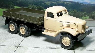 RUSAM-ZIL-157-10-410 — Автомобиль ЗИЛ 157 бортовой (бежевая кабина), 1:87, 1958—1991, СССР