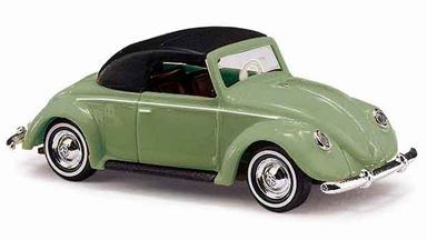 BUSCH 46733 — Кабриолет закрытый Volkswagen® Hebmüller зеленый, 1:87, 1949–1953