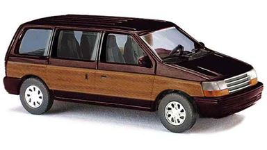 BUSCH 44624 — Автомобиль Plymouth® Voyager «Woody» (коричневый), 1:87
