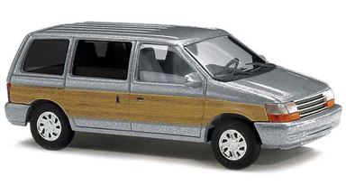 BUSCH 44623 — Автомобиль Plymouth® Voyager «Woody» (серебристый), 1:87