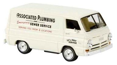 BREKINA 93442 — Автофургон Dodge® A 100 «Day and Night Plumbing», 1:87, 1964—1970