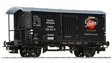 LILIPUT 224806 — Вагон 2-осный для перевозки пива «Porter», H0, II, DR