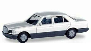 HERPA 013727 — Автомобиль Mercedes-Benz® W126 люкс (для сборки, белый), 1:87