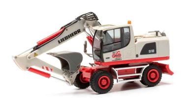 HERPA 316491 — Колесный экскаватор Liebherr® A 918 Litronic «Schlenter Aachen», 1:87