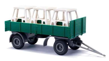 BUSCH 53323 — Прицеп IFA® HL 80 с кабинами тракторов ZT 300, 1:87, 1967