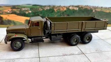 RUSAM-KRAZ-219-20-990 — Автомобиль КрАЗ-219 бортовой, 1:87, 1959—1963, СССР