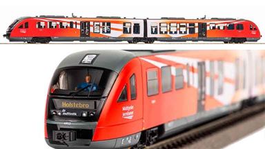 PIKO 52982 — Дизельный поезд 2-секционный «Desiro» (интерфейс 8 пин), H0, VI, Midtjyske Jernbaner