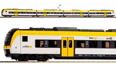 PIKO 21753 — Электропоезд 4-секционный BR 440 «bwegt» (декодер 8 пин и звук), H0, VI, DB AG