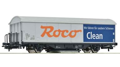 ROCO 46400 — Товарный вагон-чистильщик «ROCO-Clean», H0