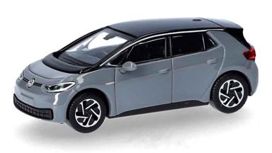 HERPA 421126 — Хэтчбэк электромобиль Volkswagen® ID.3 (серый), 1:87, 2019