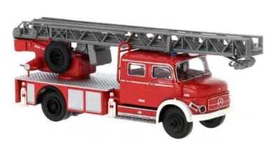 BREKINA 47083 — Автомобиль пожарной службы Mercedes-Benz® L 1519 DLK 30, 1:87, 1972