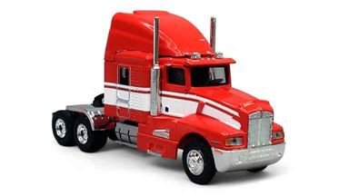 BREKINA 85926 — Седельный тягач Kenworth® T 600 (красный), 1:87, 1984