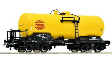 ROCO 6600199x1 — Вагон топливная цистерна «MINOL», H0, IV, DR