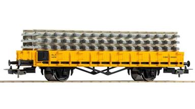 PIKO 27734 — Вагон-платформа с рельсами, H0, IV, RLF