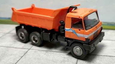 BREKINA 71905 — Автомобиль самосвал Tatra® 815 (оранжевый кузов), 1:87, 1984