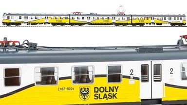 PIKO 51464 — Электропоезд EN57 KD (3 секции) (интерфейс PluX22), H0, VI, Польша