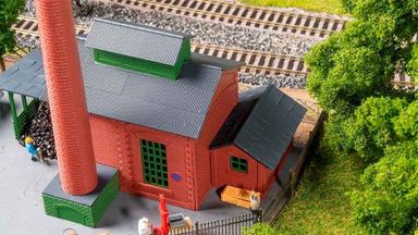 FALLER 131337 — Котельная (38 деталей), 1:87, 1880–1920