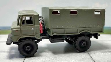 RUSAM-GAZ-66-16-003 — Автомобиль ГАЗ-66 (тент), 1:87, 1964—1999, СССР