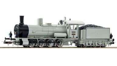 PIKO 27512 — Паровоз с тендером BR 55 (G7.1) (интерфейс PluX22), H0, II, DRG