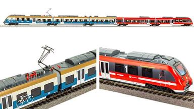 PIKO 21825 — Электропоезд 5-секционный BR 442 837 (декодер 8 пин и звук), H0, VI, S-Bahn (Росток)
