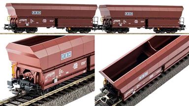 PIKO 28339 — Хопперы Falns 4-осные «RBH» (2 вагона), H0, VI, RBH