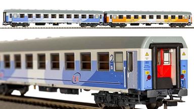 PIKO 28336 — Пассажирские вагоны 111Ah и 112Ag (1 и 2 кл.) «TLK», H0, VI, PKP
