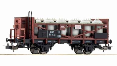 PIKO 24559 — Вагон для транспортировки резервуаров с кислотой, H0, III, ÖBB